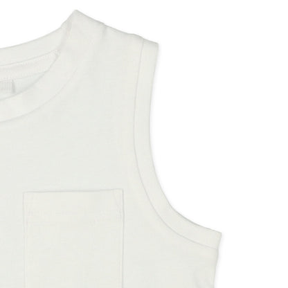 Plain Sleeveless T-shirt