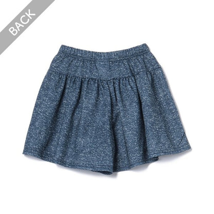 Denim Style Knit Culotte