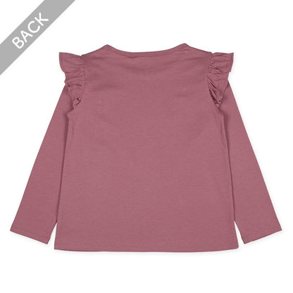 Shoulder Ruffles T-Shirt (Winter, Spring, Autumn)