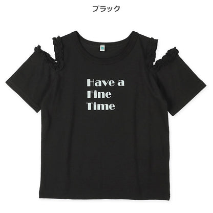 Off Shoulder Short Sleeve T-shirt
