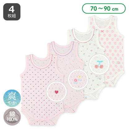 4Pieces Sleeveless Romper (Underwear)