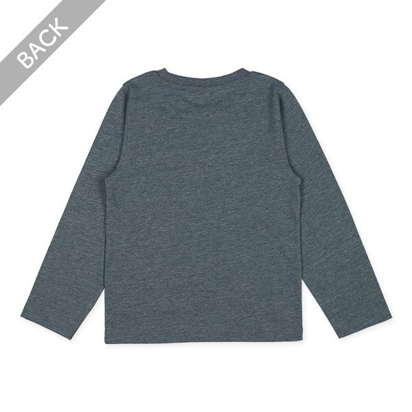Puff Print Long Sleeve Shirt (Winter, Spring, Autumn)