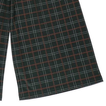 Check Wide Pants (Winter, Spring, Autumn)