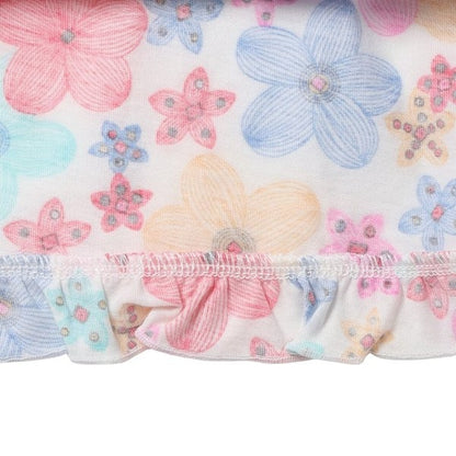Floral Frill Short Sleeve T-shirt