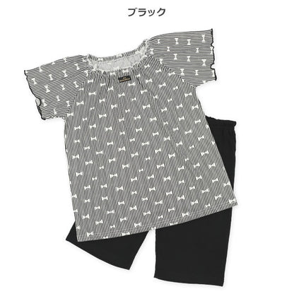 Ribbon Short Sleeve T-shirt and Pants Set