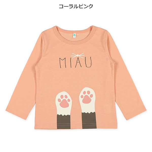 Puffy Cat Paw Print T-Shirt (Winter, Spring, Autumn)