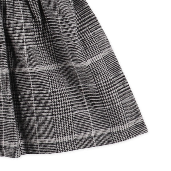 Sweatshirt and check skirt Set (Winter, Spring, Autumn)