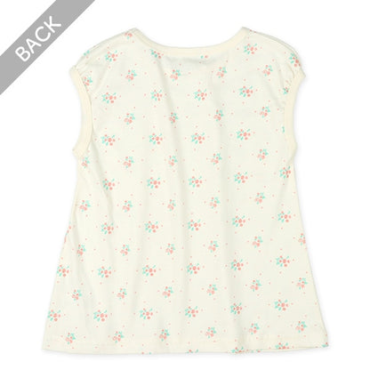 Floral Sleeveless T-shirt