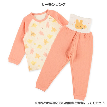 Knit Quilted Pajamas for Baby Girls (Winter)