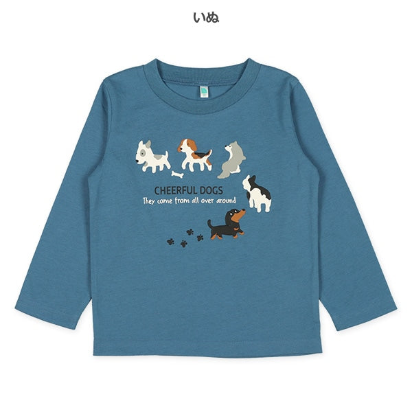 Puff Print Long Sleeve Shirt (Winter, Spring, Autumn)
