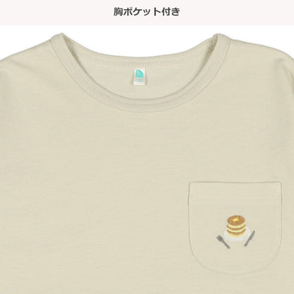 Pocket Embroidery T-Shirt (Winter, Spring, Autumn)