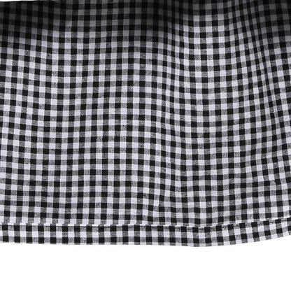Checkered Knit Sleeveless One Piece