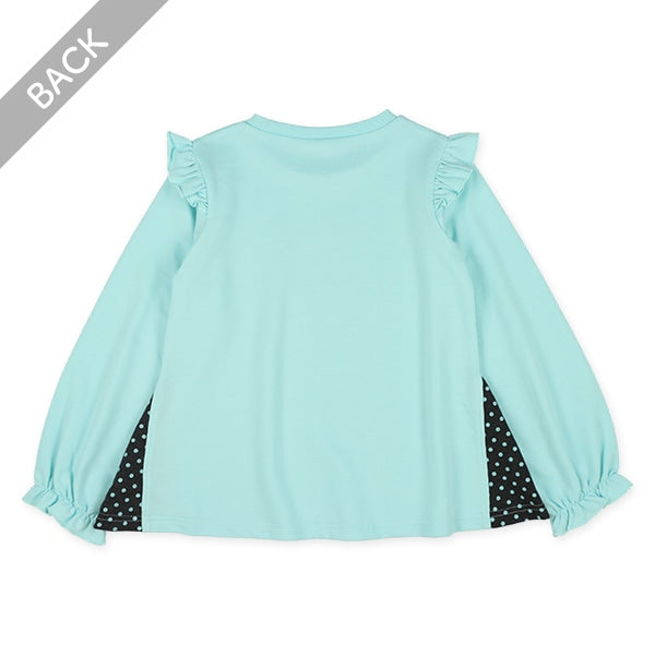 Polka Dot Side Panels  Sweatshirt (Winter, Spring, Autumn)