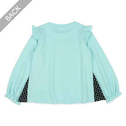 Polka Dot Side Panels  Sweatshirt (Winter, Spring, Autumn)