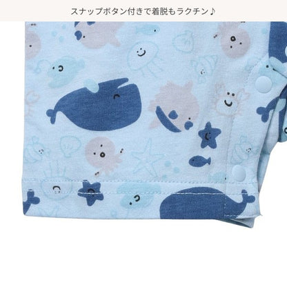 Whale Short Sleeve Romper