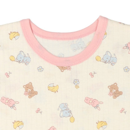 Animal Short Sleeve T-shirt and High Waist Pants Set