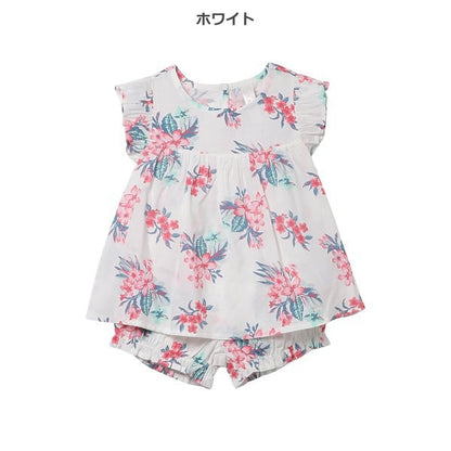 Floral Sleeveless Blouse and Shorts Set