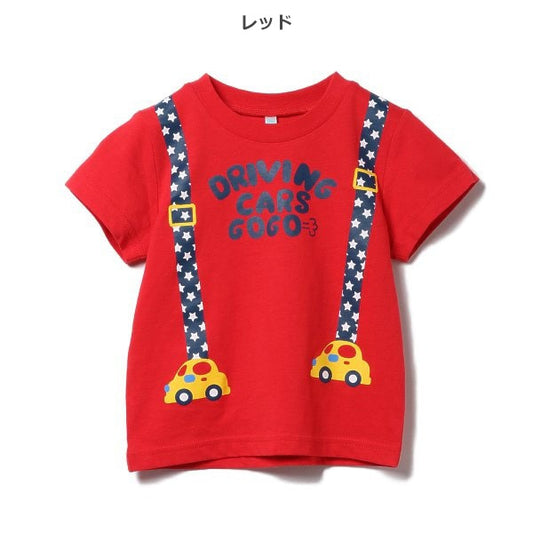 Suspenders Short Sleeve T-shirt