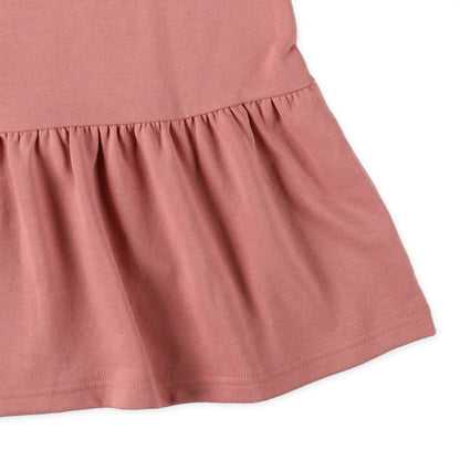 Ruffle Neck Dress with Panelled Skirt (Winter, Spring, Autumn)