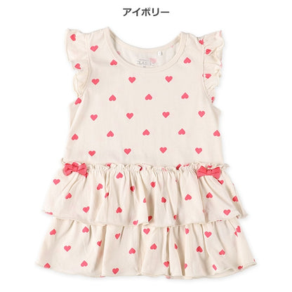 Frill Knit Sleeveless One Piece
