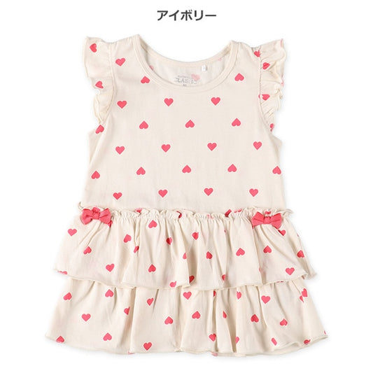 Frill Knit Sleeveless One Piece