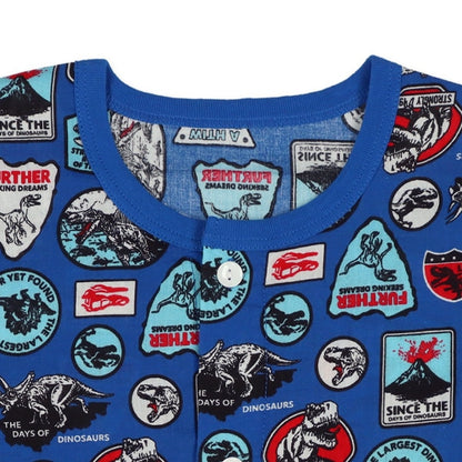 Dinosaur Short Sleeve T-shirt and High Waist Pants Set