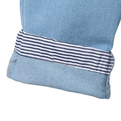 Plain Denim Shorts