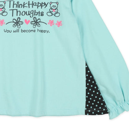 Polka Dot Side Panels  Sweatshirt (Winter, Spring, Autumn)
