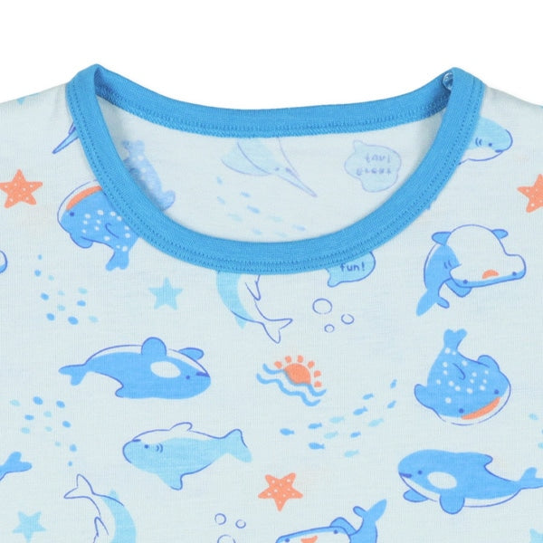 Sea Creature Short Sleeve T-shirt and Pants Set