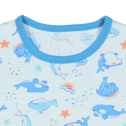 Sea Creature Short Sleeve T-shirt and Pants Set