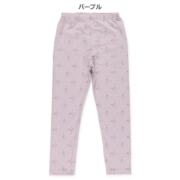 Flower and Polka Dot Print Leggings (Winter, Spring, Autumn)
