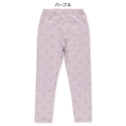 Flower and Polka Dot Print Leggings (Winter, Spring, Autumn)