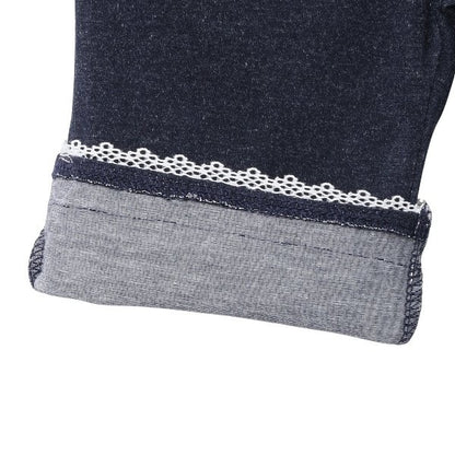 Denim Knit Shorts