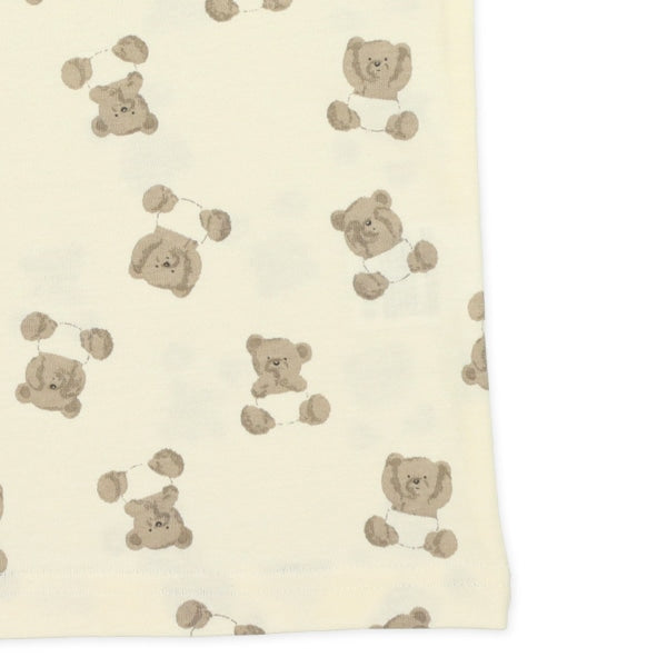 Baby Bear Short Sleeve T-shirt and High Waist Pants Set