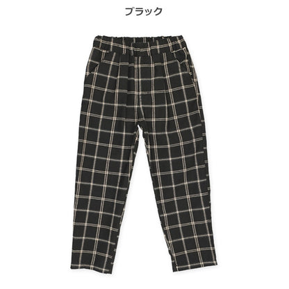 Checked Wide Pants (Winter, Spring, Autumn)