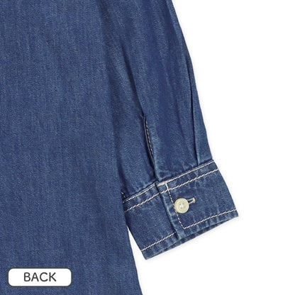 Denim Polo Shirt (Winter, Spring, Autumn)