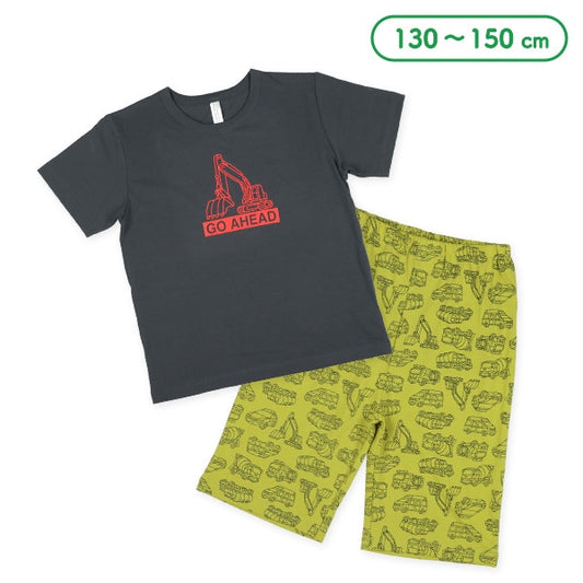 Pattern T-shirt and Pants Set