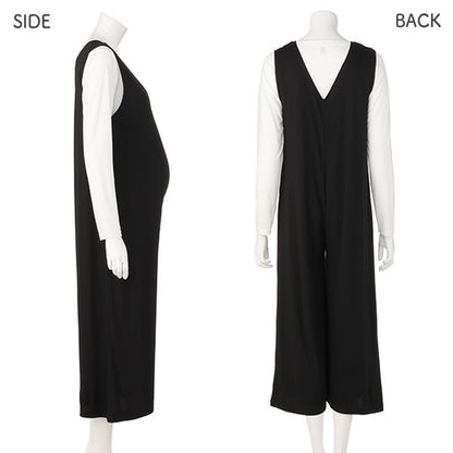 Relaxed-Fit Nursing Knit Overalls (Winter, Spring, Autumn)