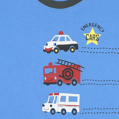 Fire Truck Short Sleeve T-shirt and Pants Set