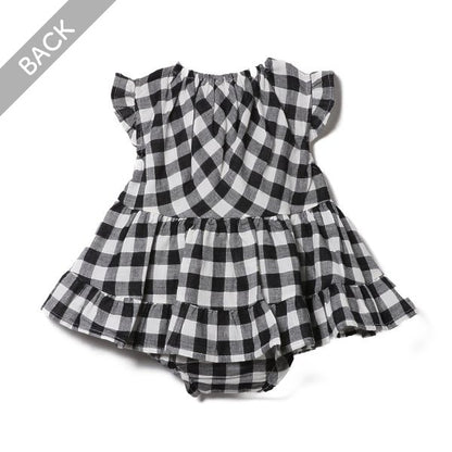 Checkered Sleeveless Blouse and Shorts Set