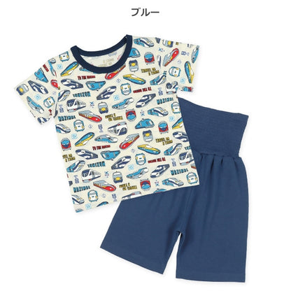 Bullet Train Short Sleeve T-shirt and High Waist Pants Set