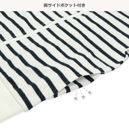 Stripe Long Sleeve Hoodie