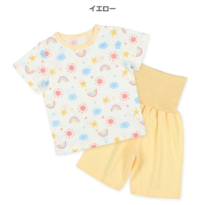 Short Sleeve T-shirt and High Waist Pants Set