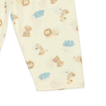 Bear Roll Up T-shirt and High Waist Pants Set