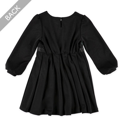 Plain Formal Pleated Dress (Winter, Spring, Autumn)