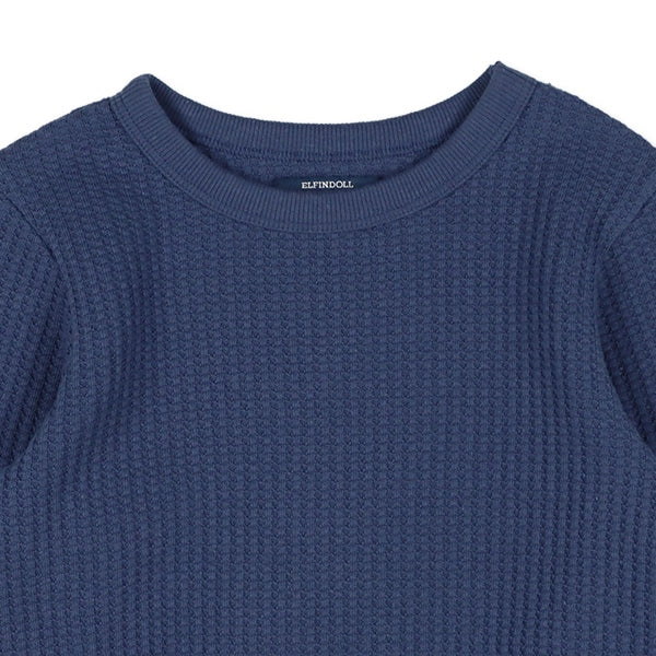Plain Waffle Sweatshirt (Winter, Spring, Autumn)