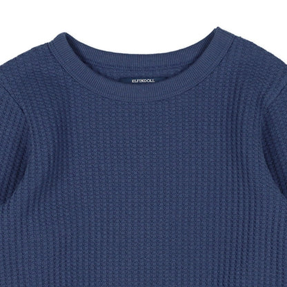 Plain Waffle Sweatshirt (Winter, Spring, Autumn)