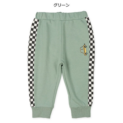 Checked Side Panel Pants (Spring)