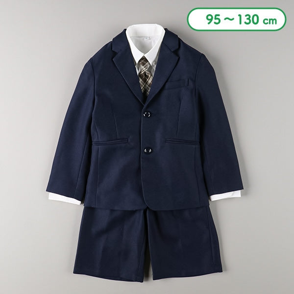 Boys' Navy Formal Suit Set (Winter, Spring, Autumn)