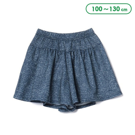 Denim Style Knit Culotte